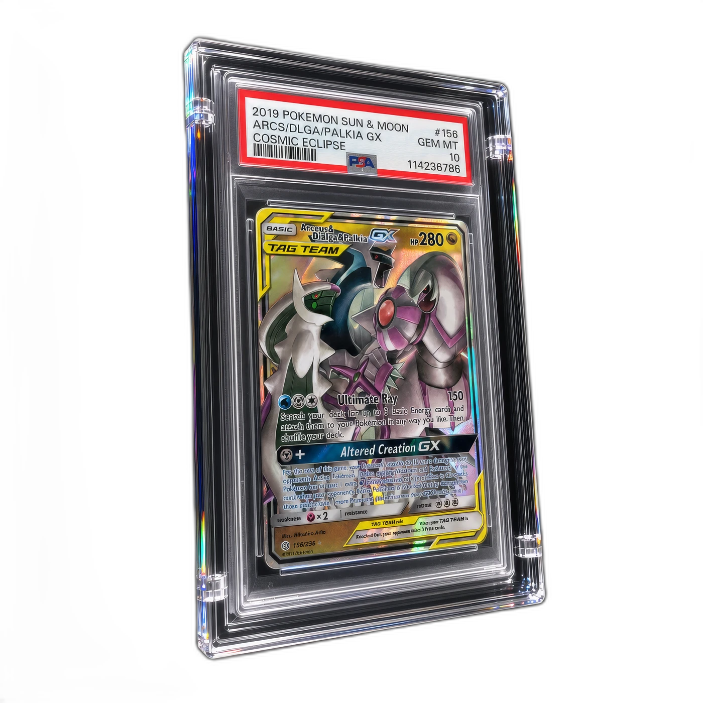 PSA 10 Arceus Dialga Palkia GX